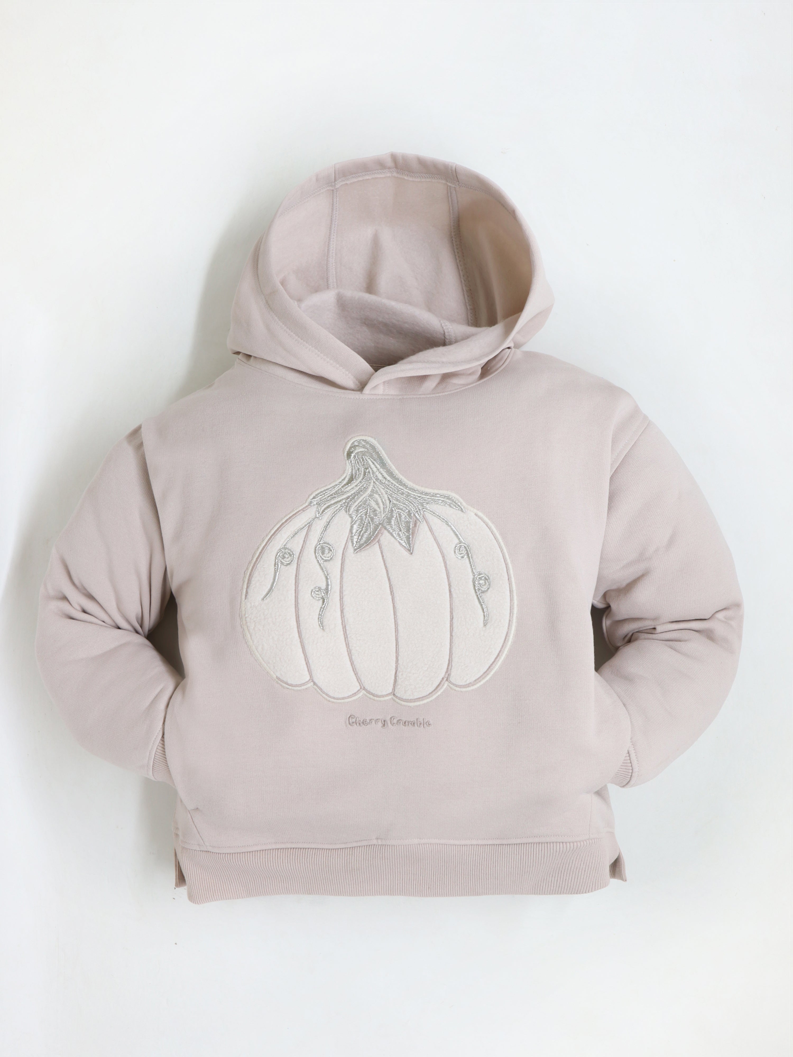 Cherry Crumble Grey Cozy Hooded Set