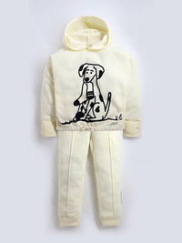 Boys & Girls’ Cream Snuggle Wear Sweatshirt Set