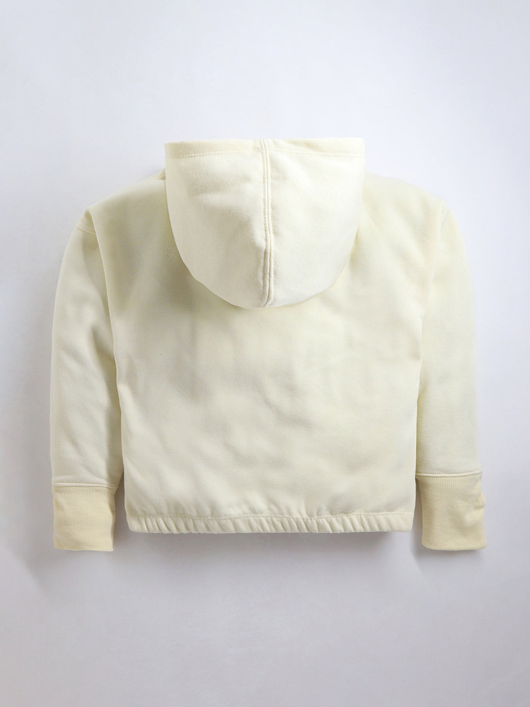 Cherry Crumble Cream Solid Fleece Playful Elegant Top