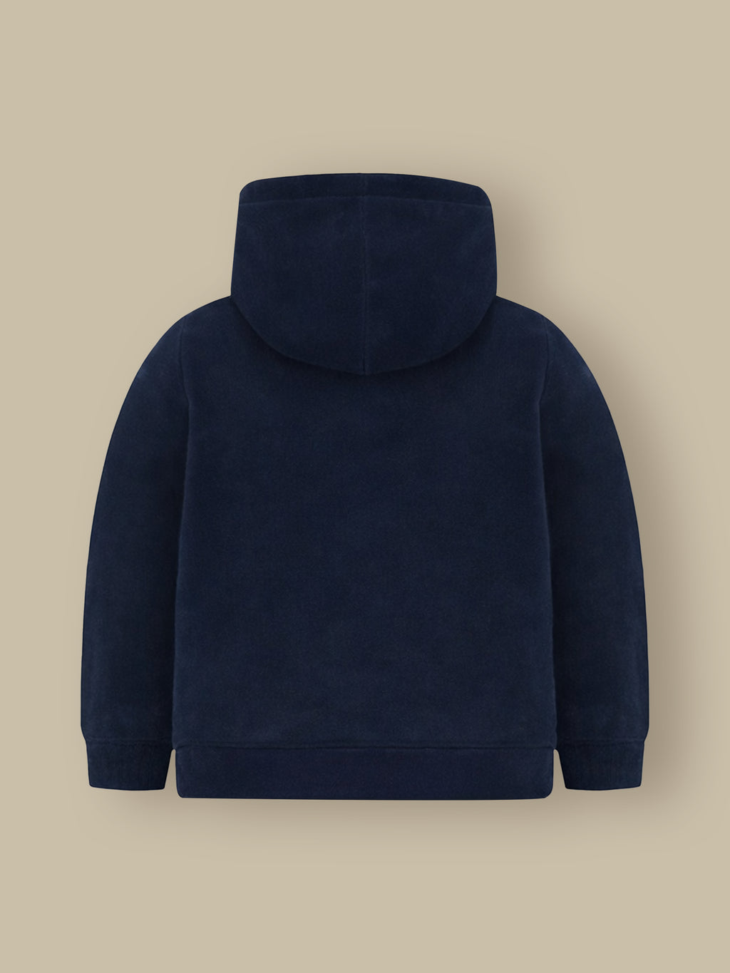 Deep Navy Embroidered Winter Hoodie Set