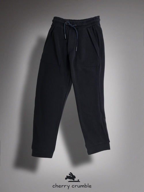 Cherry Crumble Black Stripes Playful-Sleek Summer Track Pants