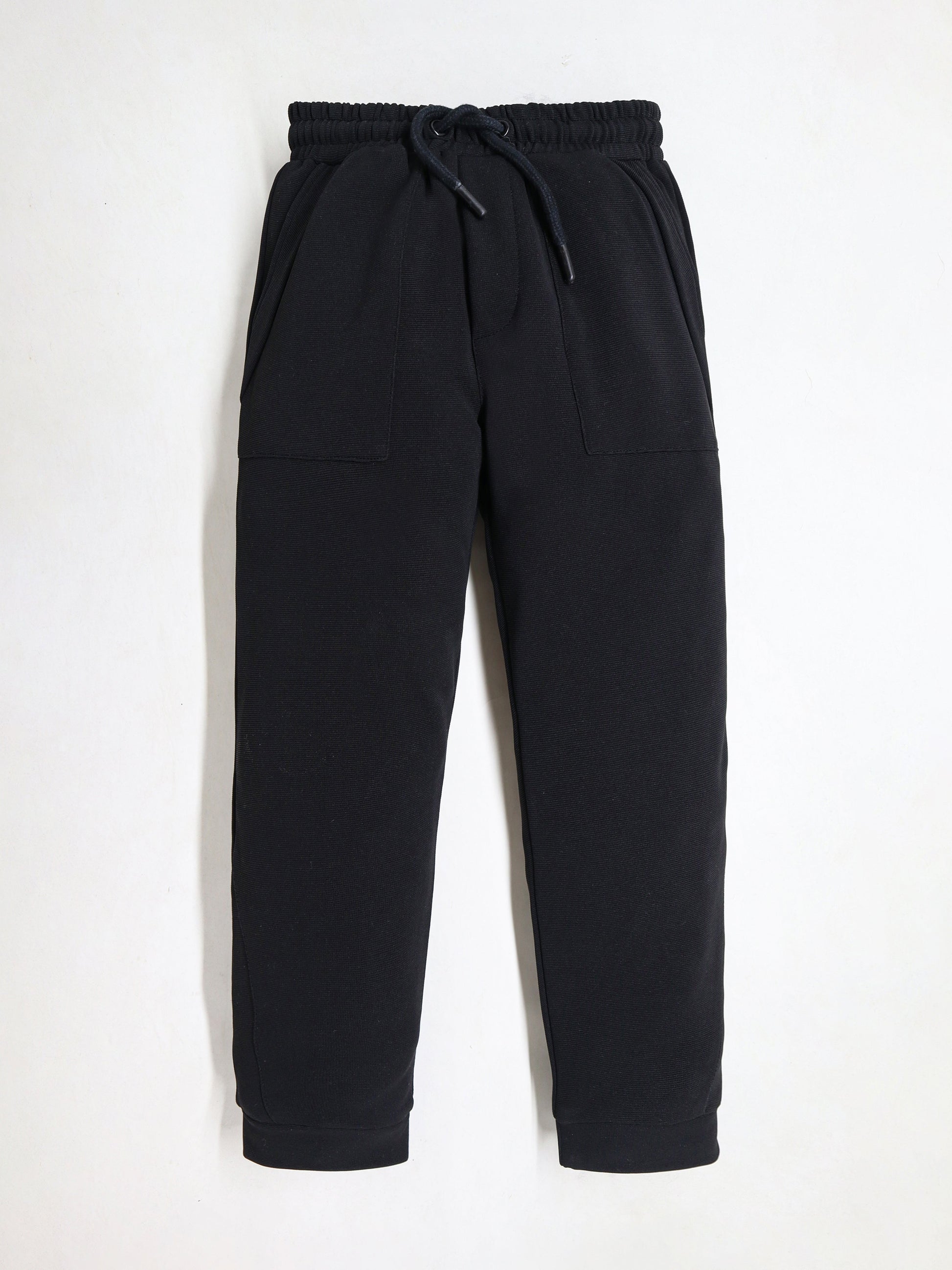 Cherry Crumble Black Stripes Playful-Sleek Summer Track Pants