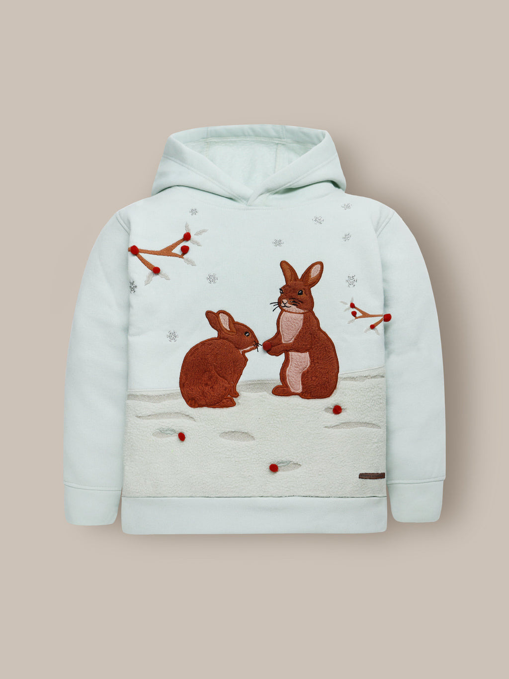 Cherry Crumble Mint Chic Applique Sweatshirt
