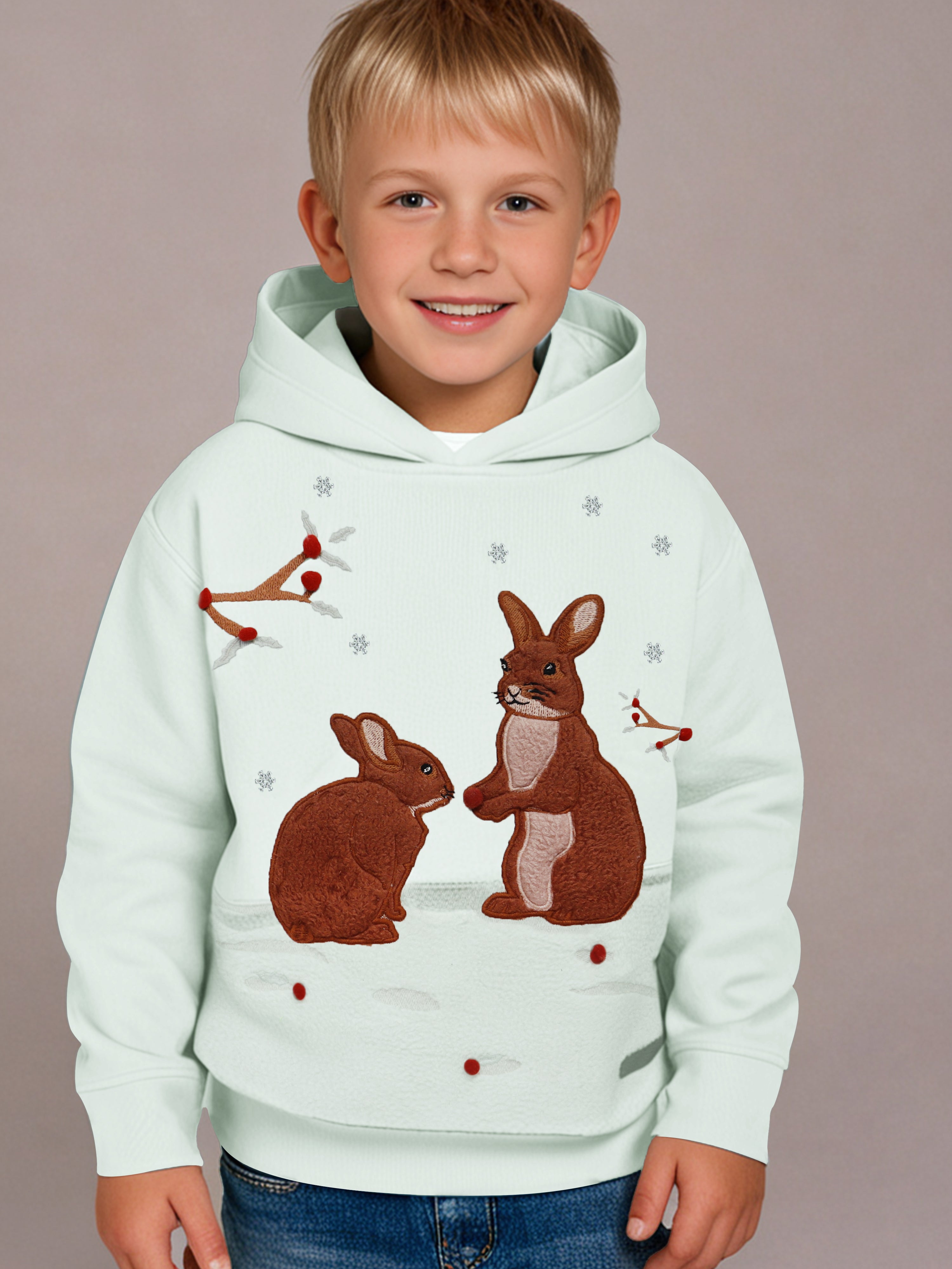 Cherry Crumble Mint Chic Applique Sweatshirt