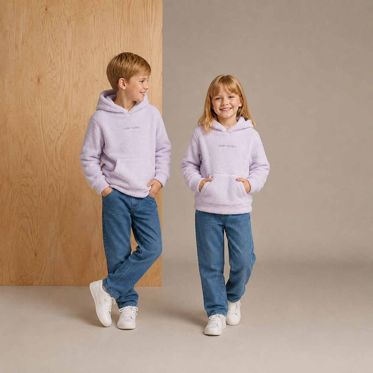 Lavender Solid Unisex Hoodie