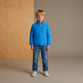 Blue Cable Knit Sweater