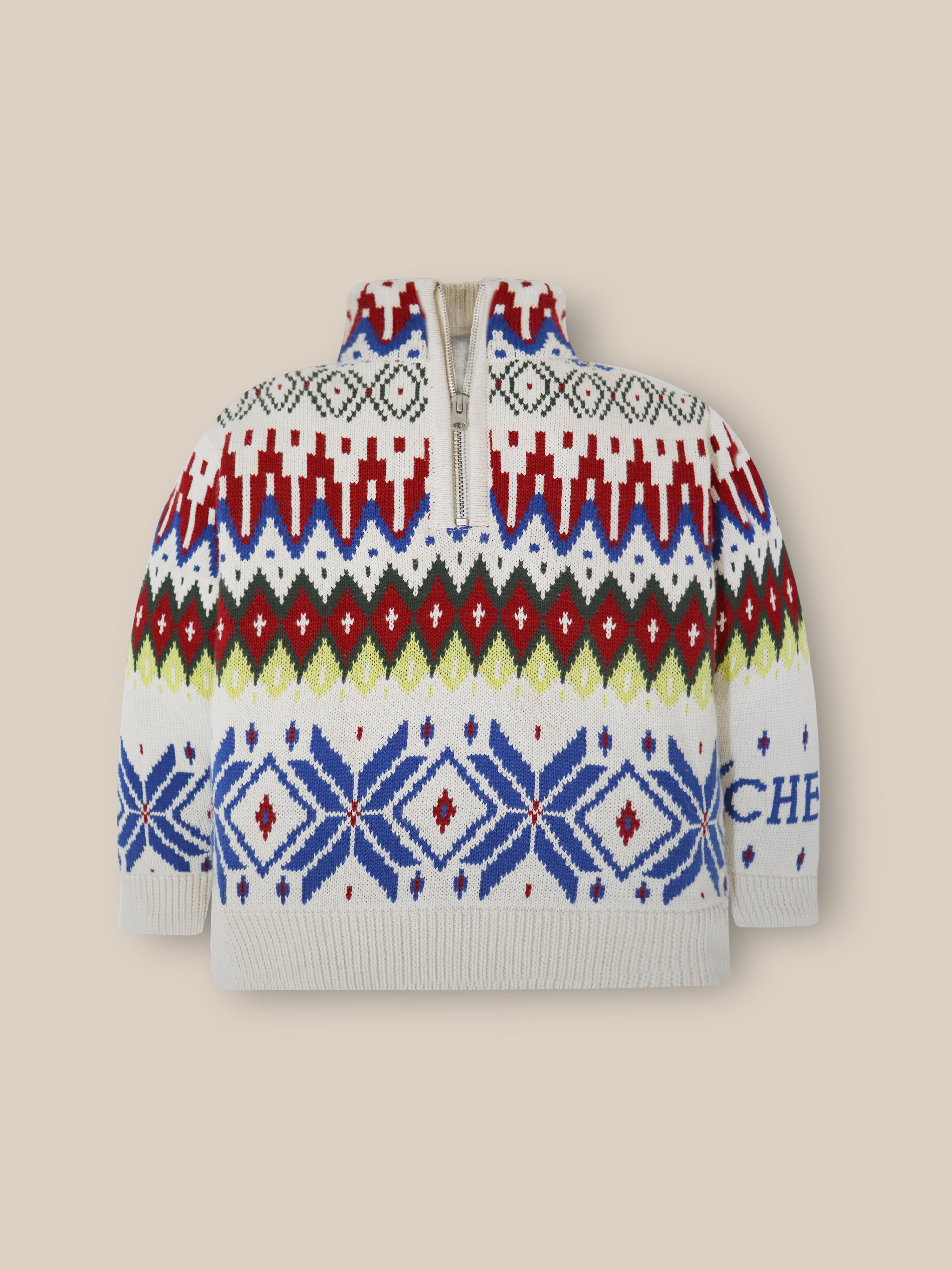 Multicolor Self-designed Sweater