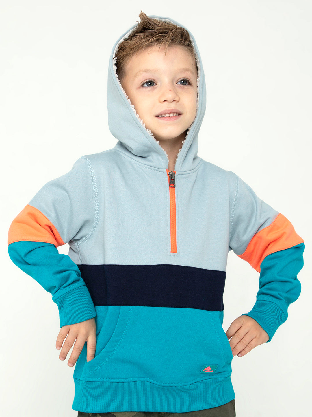 Cherry Crumble Multicolor Cut & Sew Winter Hoodie