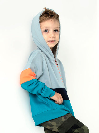 Cherry Crumble Multicolor Cut & Sew Winter Hoodie