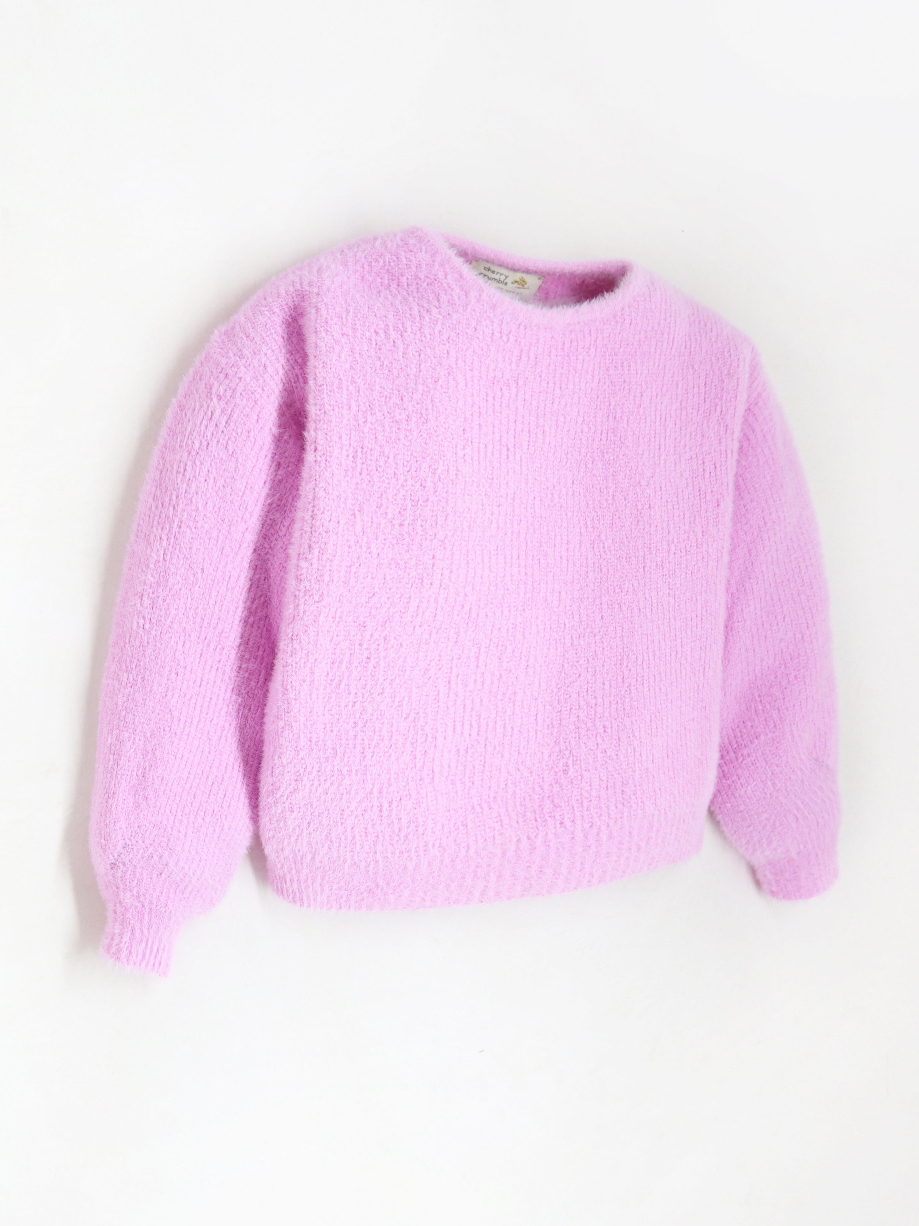 Cherry Crumble Pink Intarsia Lovely Sweater