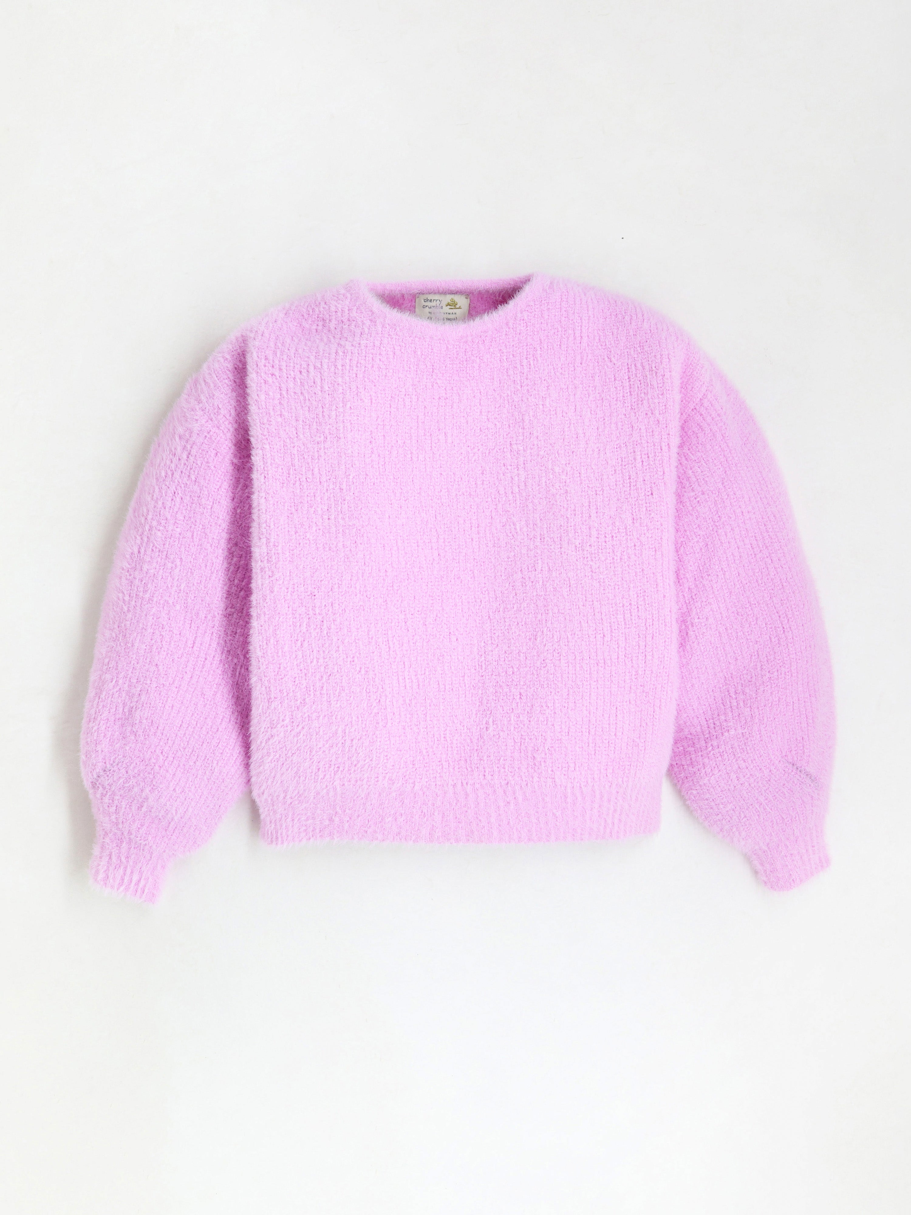 Cherry Crumble Pink Intarsia Lovely Sweater