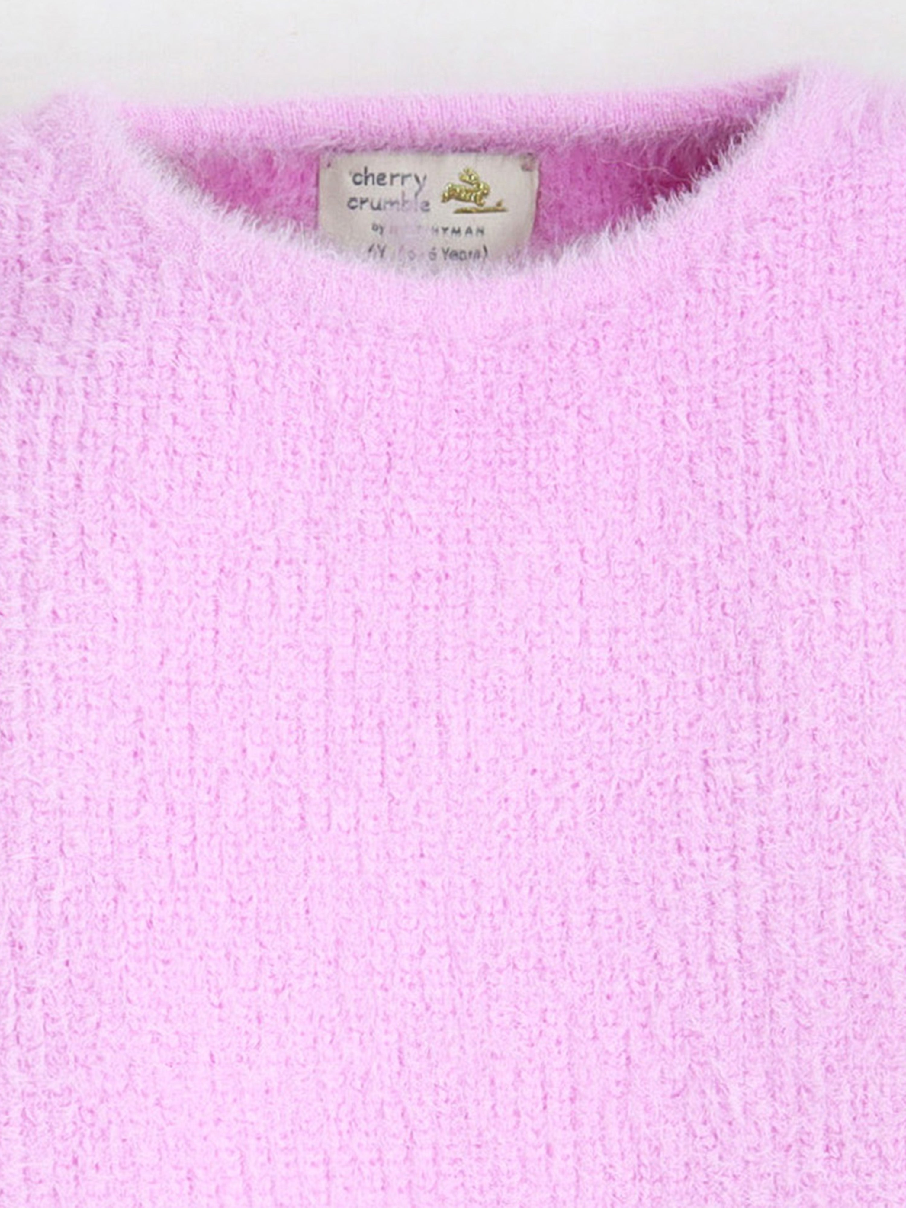 Cherry Crumble Pink Intarsia Lovely Sweater