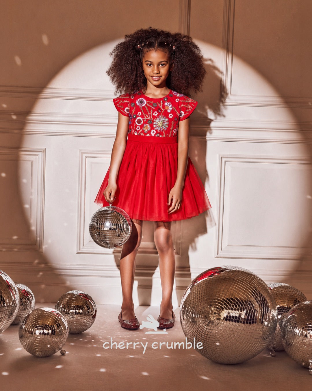 Red Solid Cute Graceful Dress