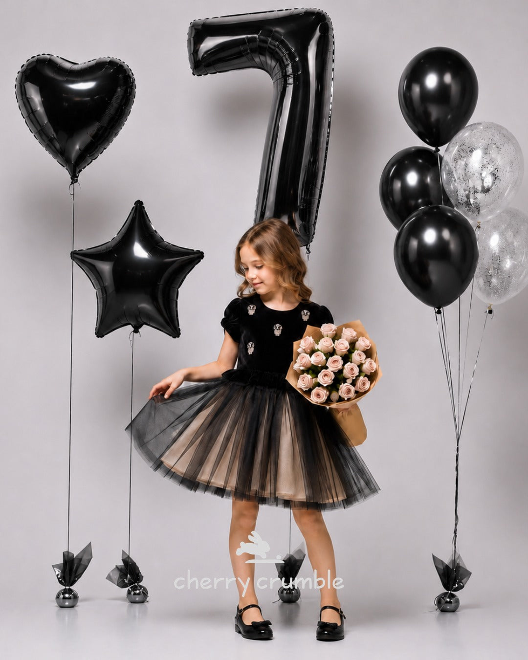 Black Charming Smart Partywear Dress