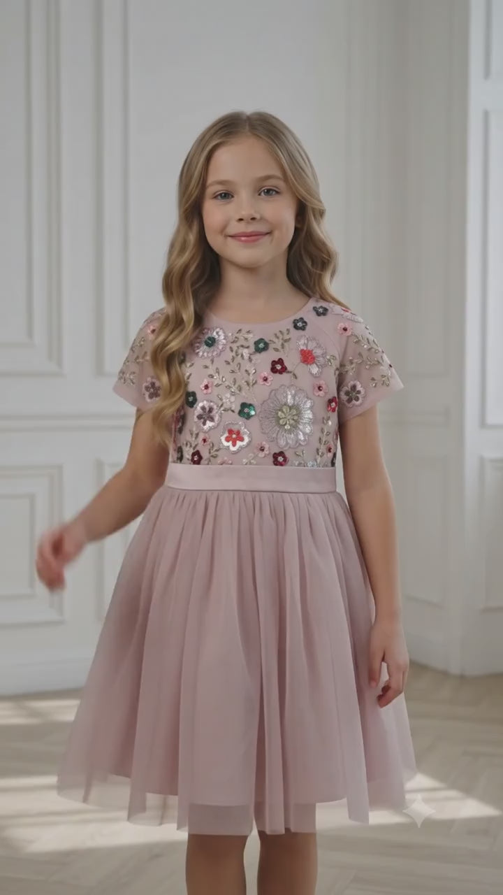 Pink Solid Cozy Summer Dress