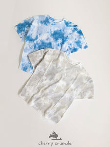 Tie & Dye Round Neck Cotton T-shirt Combo For Kids