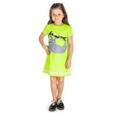 Naive Applique Dress for Girls