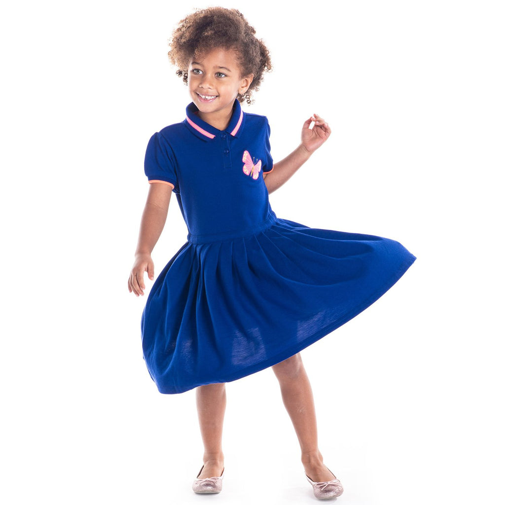 Butterfly Polo Dress for Girls