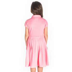 Beads Polo Dress for Girls