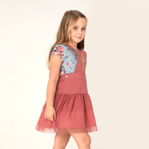 Butterfly Dungaree Dress