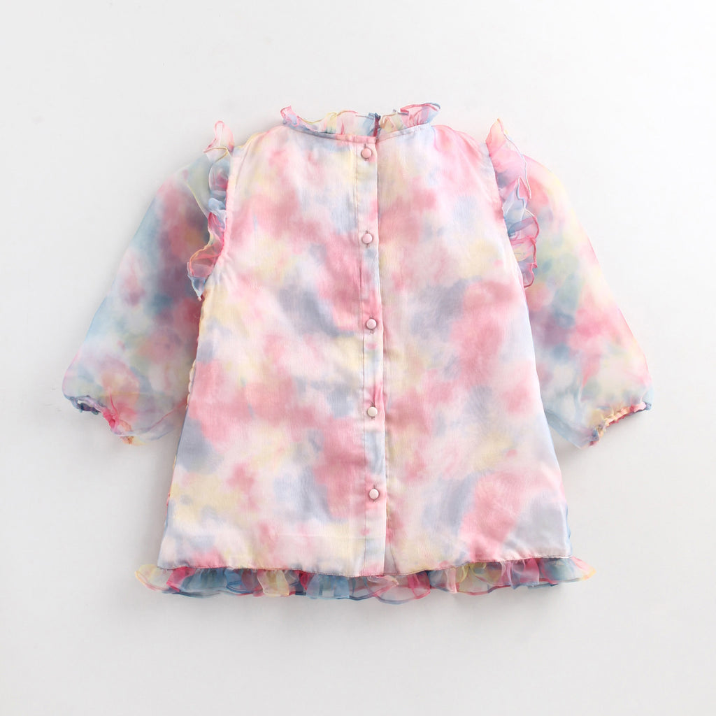 Frill Smocked Detail Top