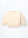 Smart Casual Pink Viscose Fabric Sweater For Girls