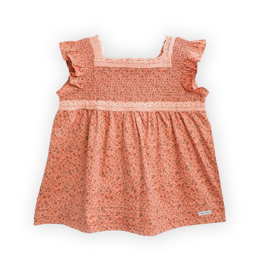 kids-peach ruffle nightsuit-ws-gnsuit-6194pch