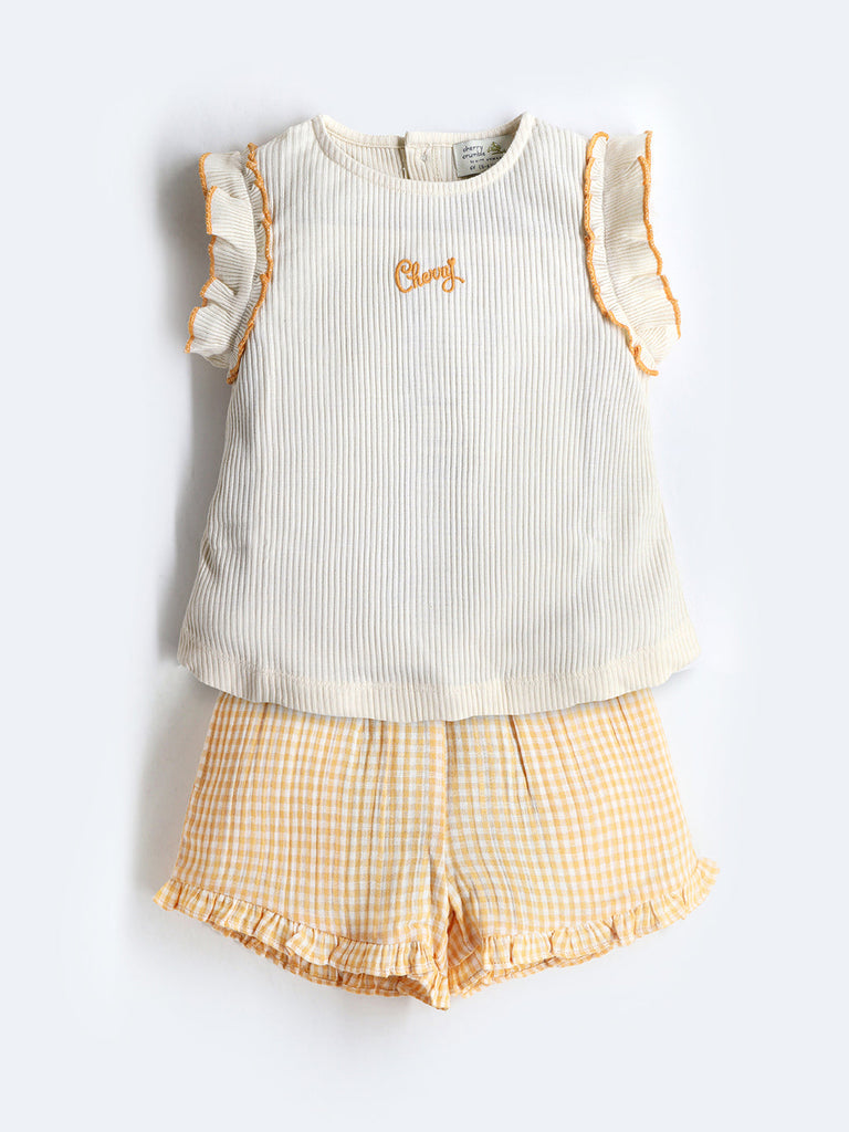 Kids Pure Cotton Top with Shorts Set