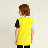 Lime Colorblock Polo Tshirt