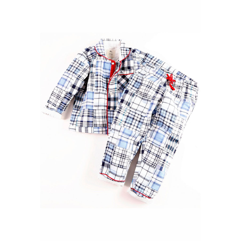 Cotton Comfy Shirt Top N Pyjama Set for Boys