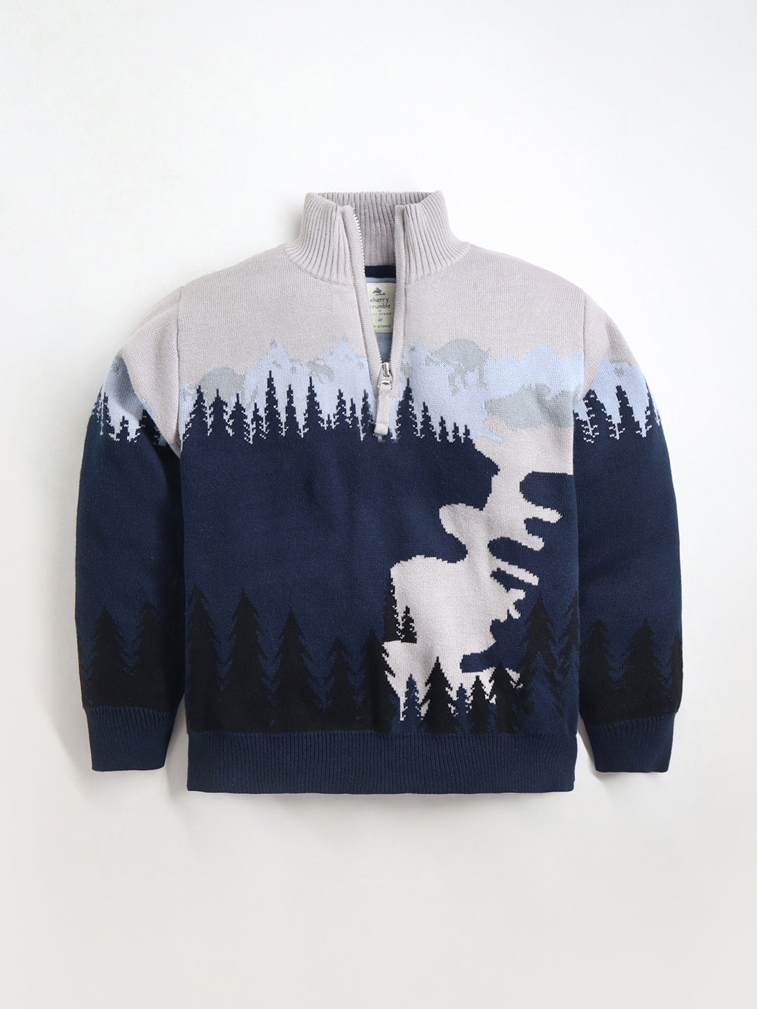 Warm Blur Valley Sweater