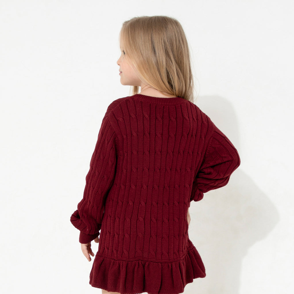 Cherry Flared Sweater