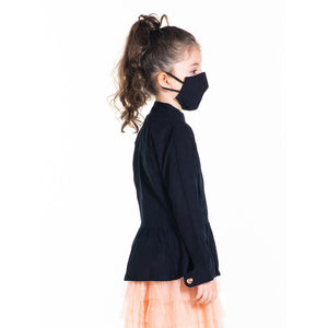 Peplum Party Jacket with Face Mask