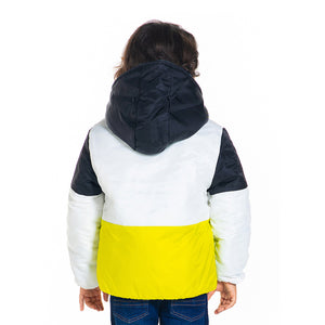 Colorblock Hooded Reversible All-Weather Jacket