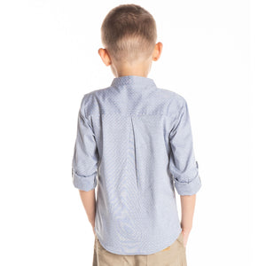 Mandarin Collar Shirt for Boys