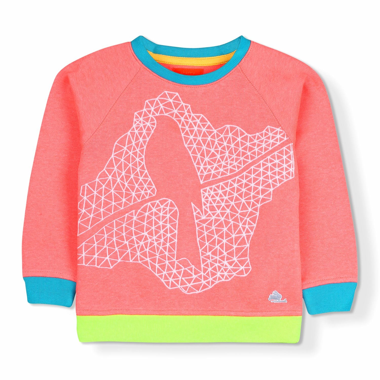 Optical Fauna Sweatshirt for Girls