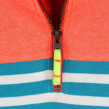 Half Zip Stripe Sweatshirt for kids
