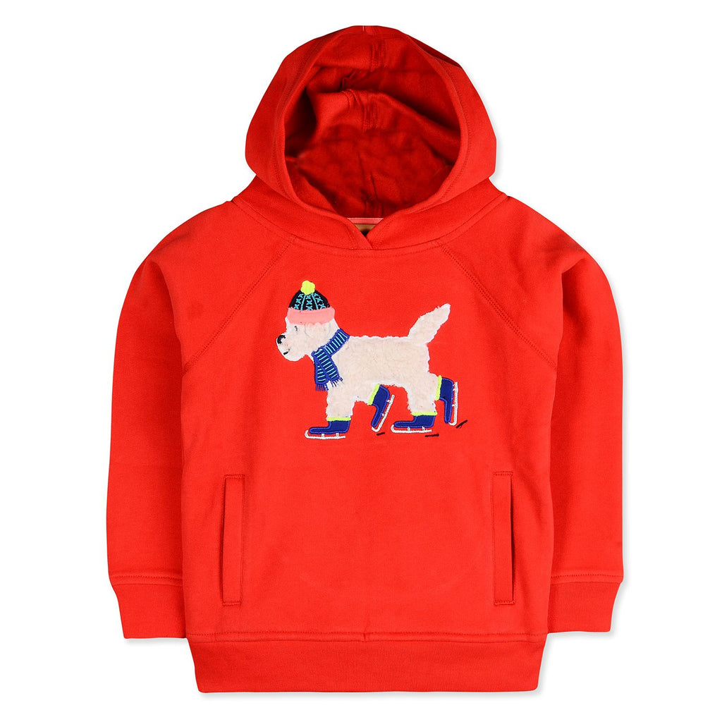 Bright embroidered sweatshirt for kids