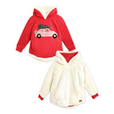 Riding Applique Sweatshirt with Face Mask