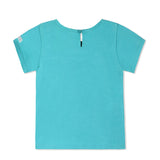 Soft Cotton Shine Sequin Top for Girls