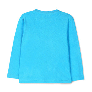 Cotton Knit Wave Top for Girls
