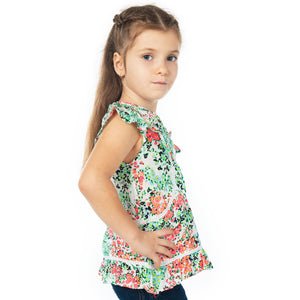 Grand Floral Top for Girls