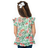 Grand Floral Top for Girls