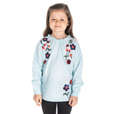 English Flower Top for Girls