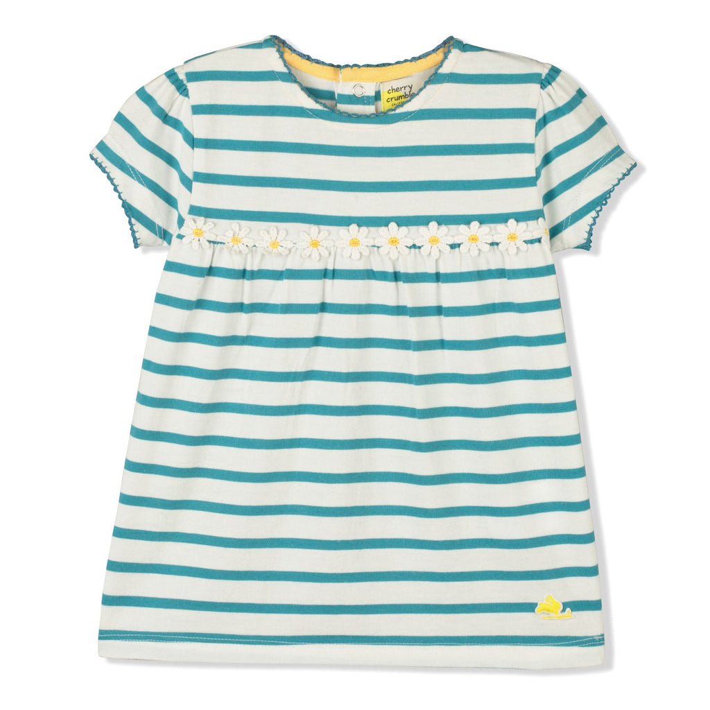 Neat Striped Top for Girls