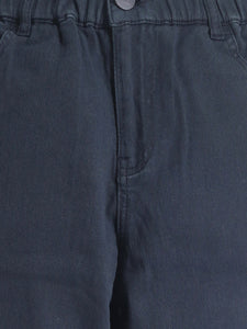 Straight Cut Cotton Unisex Black Regular Jeans