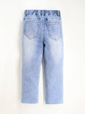 Classic Denim Blue Jeans with Straight Fit