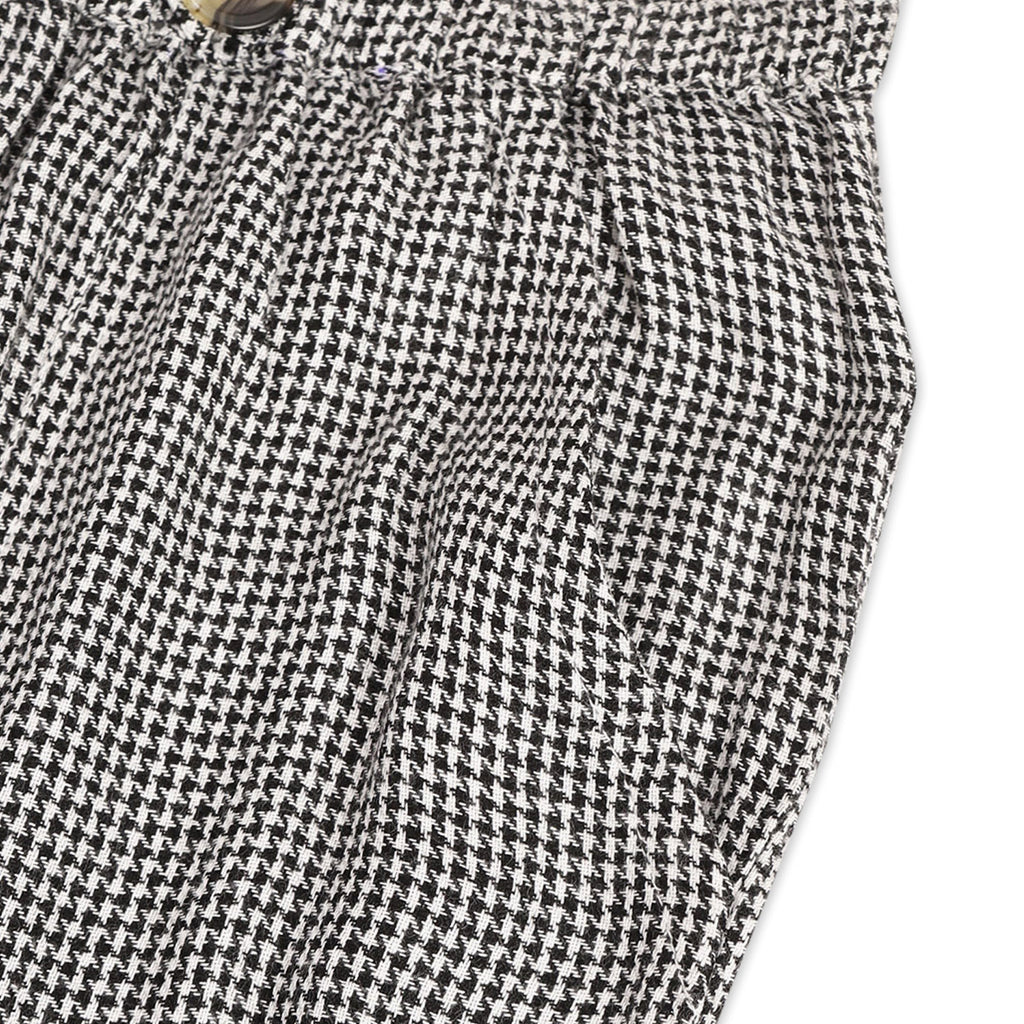 French Grey Houndstooth Pants