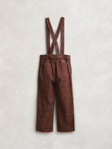 Plaid Trouser with Suspenders